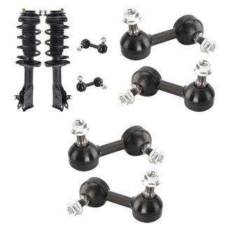 TRQ® - Front Complete Strut Assemblies and Stabilizer Bar Link Kit