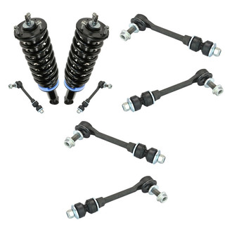 TRQ® - Front Complete Strut Assemblies and Stabilizer Bar Link Kit
