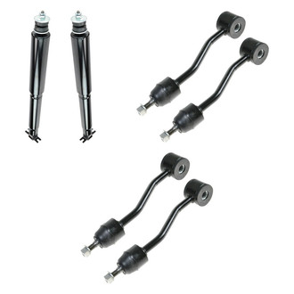 TRQ® - Front Shock Absorbers and Stabilizer Bar Link Kit