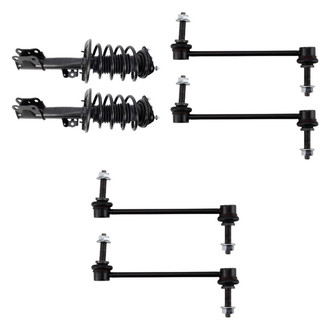 TRQ® - Front Complete Strut Assemblies and Stabilizer Bar Link Kit