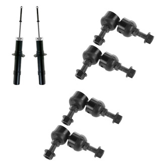TRQ® - Front Shock Absorbers and Stabilizer Bar Link Kit