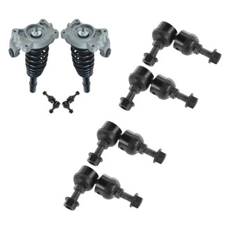 TRQ® - Front Complete Strut Assemblies and Stabilizer Bar Link Kit