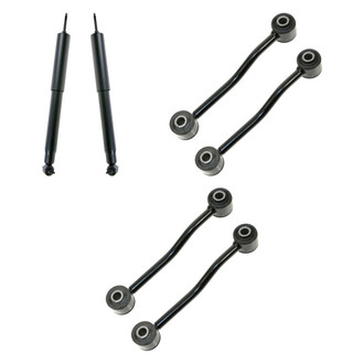 TRQ® - Front Shock Absorbers and Stabilizer Bar Link Kit