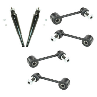 TRQ® - Front Shock Absorbers and Stabilizer Bar Link Kit