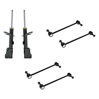 TRQ® - Shock Absorber and Stabilizer Bar Link Kit