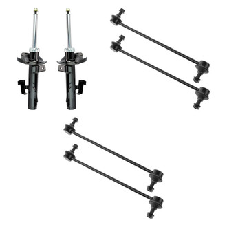 TRQ® - Front Struts and Stabilizer Bar Link Kit