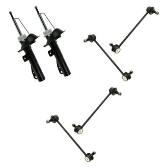 TRQ® - Front Struts and Stabilizer Bar Link Kit