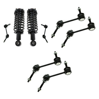 TRQ® - Front Complete Strut Assemblies and Stabilizer Bar Link Kit