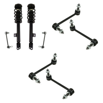 TRQ® - Front Complete Strut Assemblies and Stabilizer Bar Link Kit