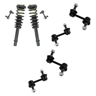 TRQ® - Front Complete Strut Assemblies and Stabilizer Bar Link Kit