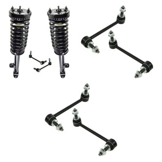 TRQ® - Front Complete Strut Assemblies and Stabilizer Bar Link Kit
