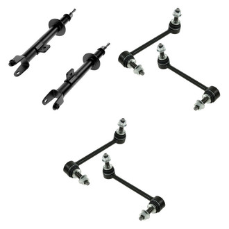 TRQ® - Front Shock Absorbers and Stabilizer Bar Link Kit