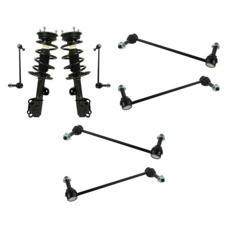 TRQ® - Front Complete Strut Assemblies and Stabilizer Bar Link Kit