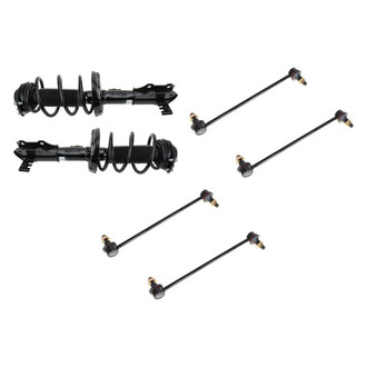 TRQ® - Complete Strut Assembly and Stabilizer Bar Link Kit