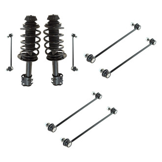TRQ® - Front Complete Strut Assemblies and Stabilizer Bar Link Kit