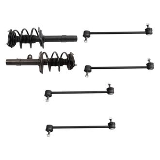 TRQ® - Front Complete Strut Assemblies and Stabilizer Bar Link Kit