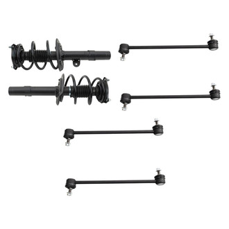 TRQ® - Front Complete Strut Assemblies and Stabilizer Bar Link Kit