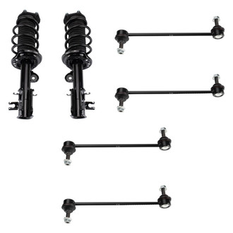 TRQ® - Complete Strut Assembly and Stabilizer Bar Link Kit