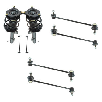 TRQ® - Front Complete Strut Assemblies and Stabilizer Bar Link Kit