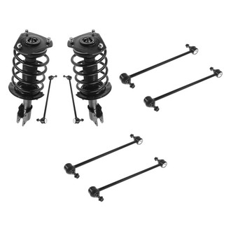 TRQ® - Front Complete Strut Assemblies and Stabilizer Bar Link Kit