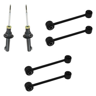 TRQ® - Front Shock Absorbers and Stabilizer Bar Link Kit