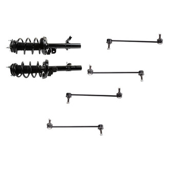 TRQ® - Front Complete Strut Assemblies and Stabilizer Bar Link Kit