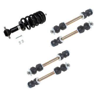 TRQ® - Front Complete Strut Assemblies and Stabilizer Bar Link Kit