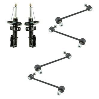 TRQ® - Front Struts and Stabilizer Bar Link Kit