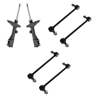 TRQ® - Shock Absorber and Stabilizer Bar Link Kit