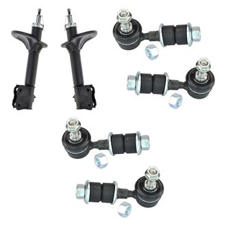 TRQ® - Shock Absorber and Stabilizer Bar Link Kit