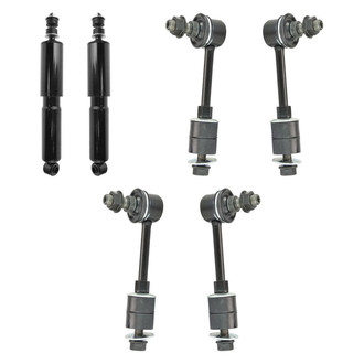 TRQ® - Front Shock Absorbers and Stabilizer Bar Link Kit