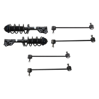 TRQ® - Front Complete Strut Assemblies and Stabilizer Bar Link Kit