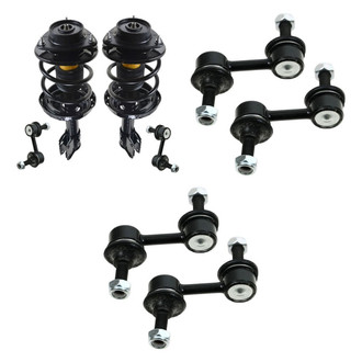 TRQ® - Front Complete Strut Assemblies and Stabilizer Bar Link Kit
