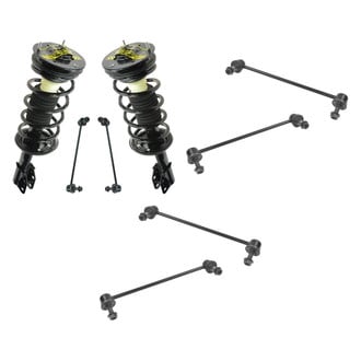 TRQ® - Front Complete Strut Assemblies and Stabilizer Bar Link Kit