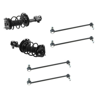 TRQ® - Front Complete Strut Assemblies and Stabilizer Bar Link Kit