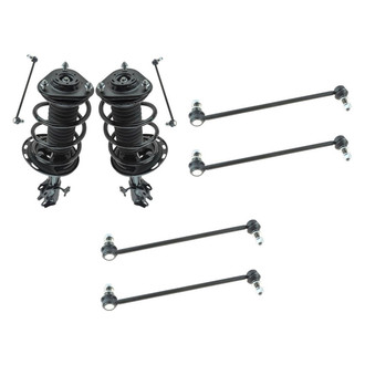 TRQ® - Front Complete Strut Assemblies and Stabilizer Bar Link Kit