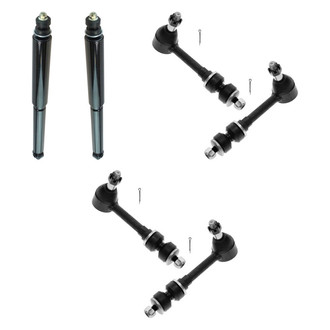 TRQ® - Front Shock Absorbers and Stabilizer Bar Link Kit