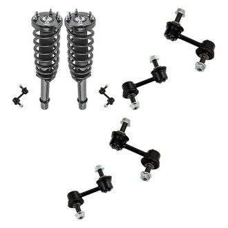 TRQ® - Front Complete Strut Assemblies and Stabilizer Bar Link Kit