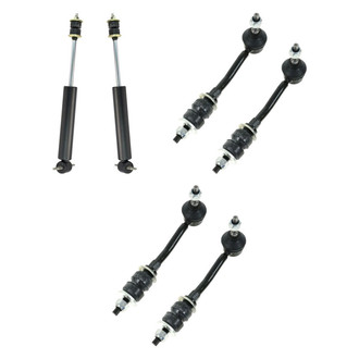 TRQ® - Front Shock Absorbers and Stabilizer Bar Link Kit