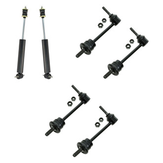 TRQ® - Front Shock Absorbers and Stabilizer Bar Link Kit