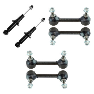 TRQ® - Front Shock Absorbers and Stabilizer Bar Link Kit