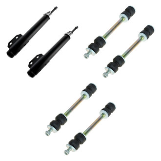 TRQ® - Front Shock Absorbers and Stabilizer Bar Link Kit