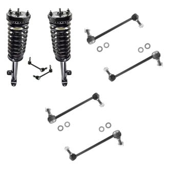 TRQ® - Front Complete Strut Assemblies and Stabilizer Bar Link Kit