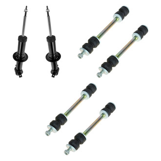 TRQ® - Front Shock Absorbers and Stabilizer Bar Link Kit