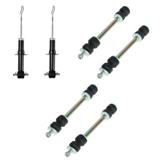 TRQ® - Front Shock Absorbers and Stabilizer Bar Link Kit