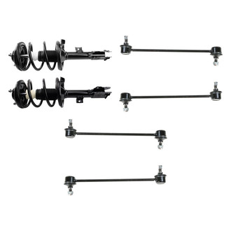 TRQ® - Complete Strut Assembly and Stabilizer Bar Link Kit