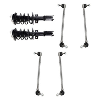 TRQ® - Front Complete Strut Assemblies and Stabilizer Bar Link Kit