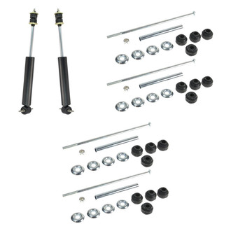 TRQ® - Front Shock Absorbers and Stabilizer Bar Link Kit