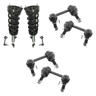 TRQ® - Complete Strut Assembly and Stabilizer Bar Link Kit