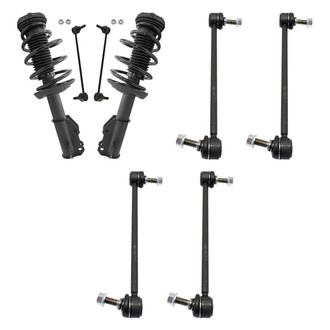 TRQ® - Front Complete Strut Assemblies and Stabilizer Bar Link Kit